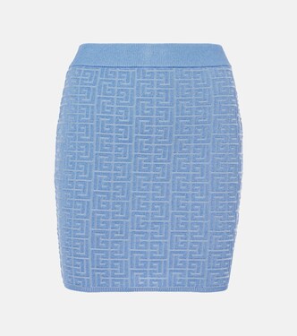 Monogram miniskirt | Balmain