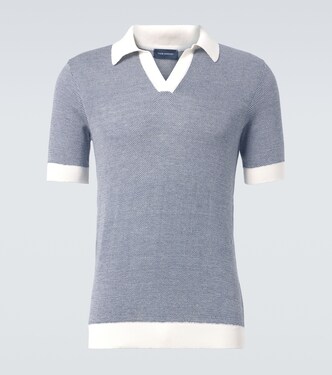Polo in cotone e lino | Thom Sweeney