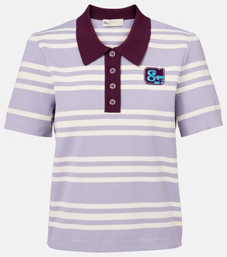 Striped polo shirt | Tory Burch