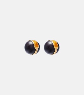Sphere wood earrings | Alaïa