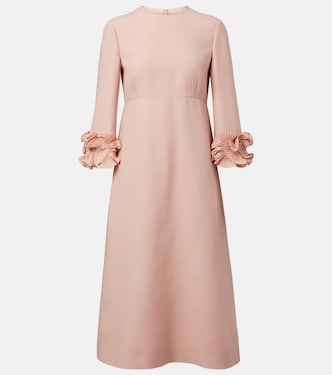 Ruffled Crêpe Couture midi dress | Valentino