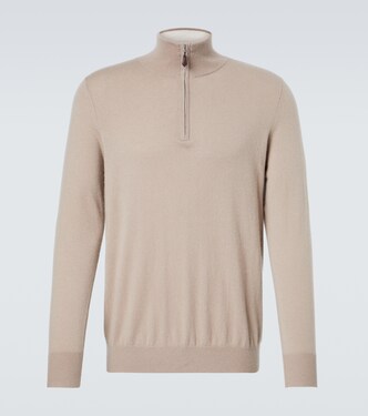 Mr Fenchurch cashmere half-zip sweater | Arch4