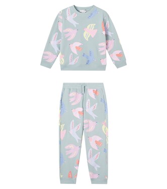 Printed sweatshirt and sweatpants set | Stella McCartney Kids