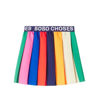 Logo pleated skirt | Bobo Choses