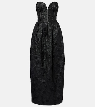 Adeena floral jacquard gown | Simkhai