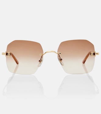 Eckige Sonnenbrille Signature C | Cartier Eyewear Collection