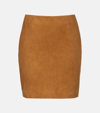 Suede miniskirt  | Rotate