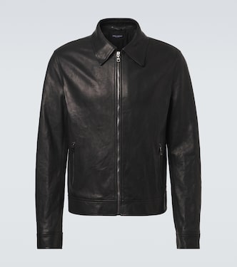 Leather blouson jacket | Dolce&Gabbana