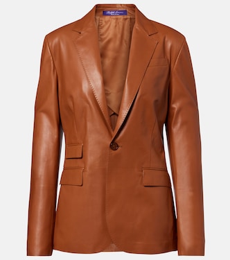 Parker leather blazer | Ralph Lauren Collection