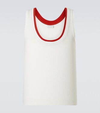 Pointelle cotton tank top | Dries Van Noten