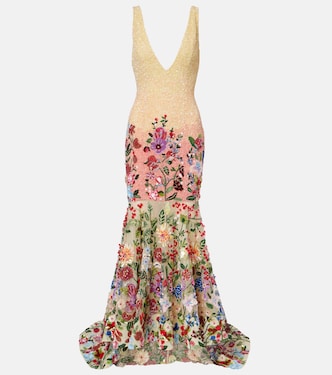 Botanical Symphone embellished gown | Là Fuori