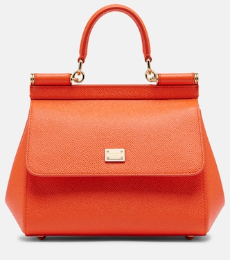 Sicily Small leather top-handle bag | Dolce&Gabbana