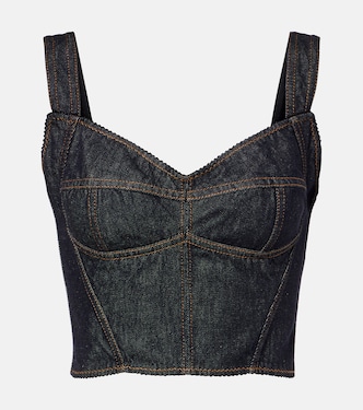 Denim bustier | Dolce&Gabbana