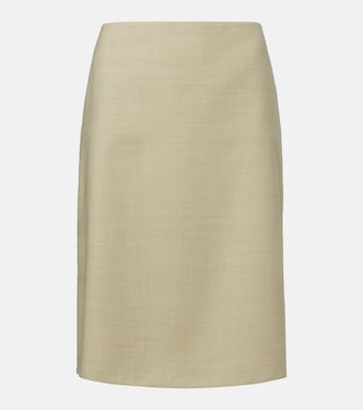 Lunas wool midi skirt | Calvin Klein Collection