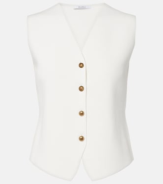 Knitted crêpe vest | Max Mara