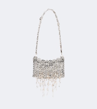 1969 Nano embellished fringed shoulder bag | Rabanne