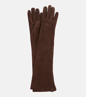 Handschuhe aus Veloursleder | Brunello Cucinelli
