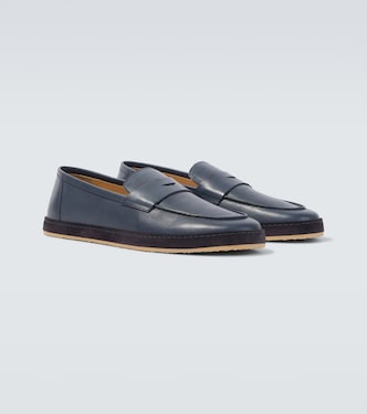 Leather penny loafers | Brunello Cucinelli