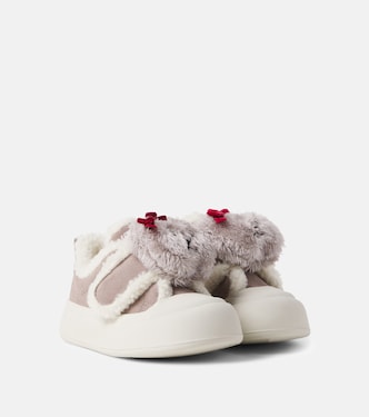 Baskets en daim à nœud | Monnalisa