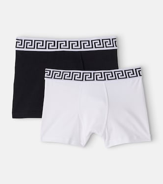 Set de 2 bóxer briefs en mezcla de algodón | Versace Kids