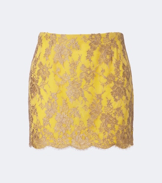 Floral lace miniskirt | Saint Laurent