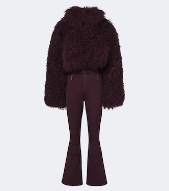 Nozawa belted shearling ski suit  | Cordova
