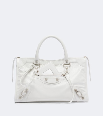 Le City Small leather top-handle bag | Balenciaga