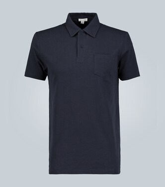 Riviera cotton polo shirt | Sunspel