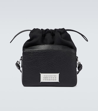 5AC leather-trimmed pouch | Maison Margiela