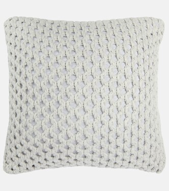 Cashmere and cotton cushion | Brunello Cucinelli