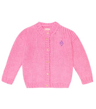 Plain Toucan wool and mohair cardigan | The Animals Observatory