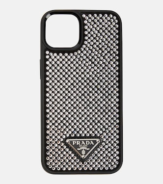 Crystal-embellished iPhone 13 case | Prada