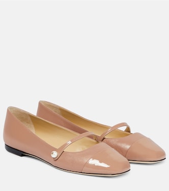 Ballerinas Elisa aus Leder | Jimmy Choo
