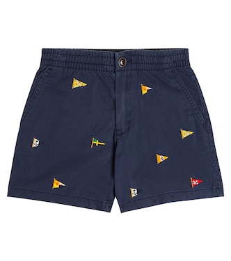 Polo Prepster embroidered cotton shorts | Polo Ralph Lauren Kids