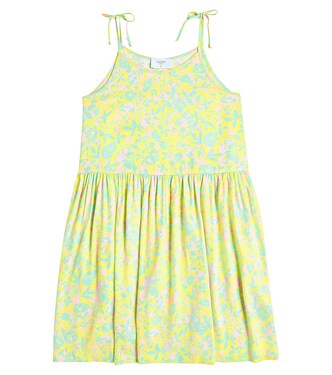 Bow-detail floral chiffon dress | Paade Mode