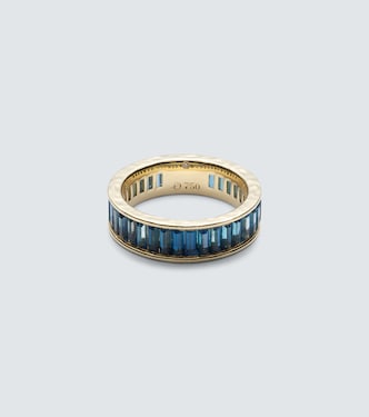 18kt gold ring with with topazes | Octavia Elizabeth