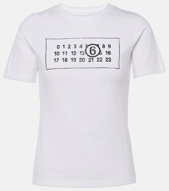 T-shirt imprimé en coton | MM6 Maison Margiela