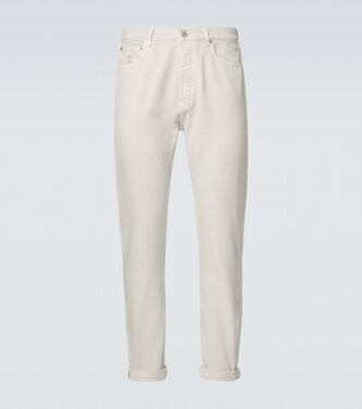 High-Rise Straight Jeans | Brunello Cucinelli