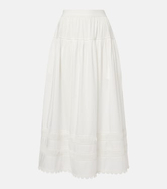 Harlow cotton poplin maxi skirt  | Ulla Johnson