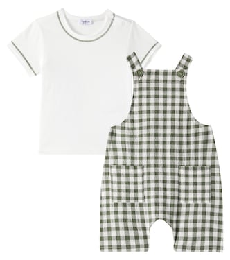 Baby Set aus Latzhose und T-Shirt | Il Gufo