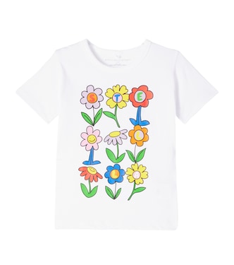 Printed cotton jersey T-shirt | Stella McCartney Kids