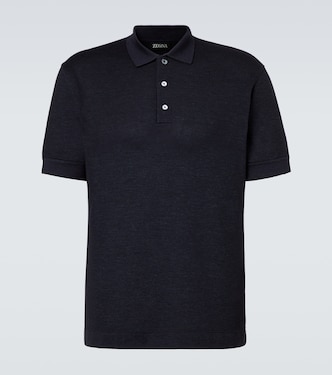 Polohemd aus Baumwolle und Seide | Zegna