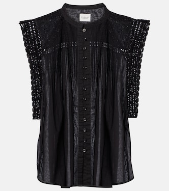 Blouse Grecia en coton à dentelle | Marant Etoile