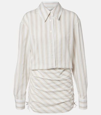 Robe rayée en coton | Christopher Esber