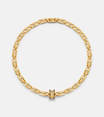 Halskette B.zero1 aus 18kt Gelbgold mit Keramik | Bvlgari