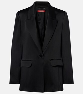 Satin crêpe blazer | Max Mara