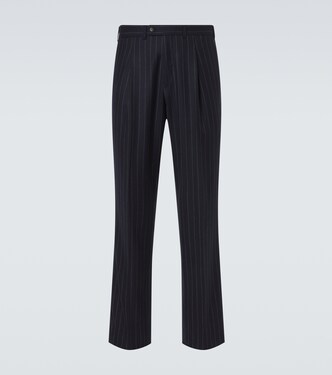 Amo striped wool suit pants | Saman Amel