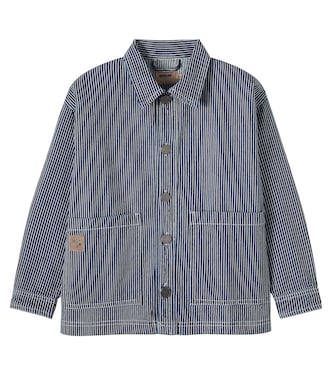 Veste Cole en coton rayée | Wheat