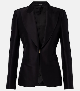 Silk faille blazer | Gucci