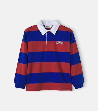Relz striped cotton polo shirt | Molo